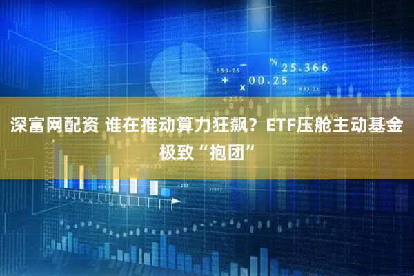 深富网配资 谁在推动算力狂飙？ETF压舱主动基金极致“抱团”